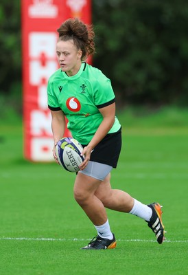 230926 Wales Women Rugby Training Session - Lleucu George during a training session ahead of the WXV match against the USA