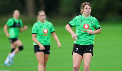 230926 Wales Women Rugby Training Session - Kate Williams during a training session ahead of the WXV match against the USA