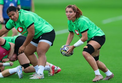 230926 Wales Women Rugby Training Session - Georgia Evans during a training session ahead of the WXV match against the USA