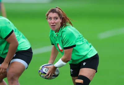 230926 Wales Women Rugby Training Session - Georgia Evans during a training session ahead of the WXV match against the USA