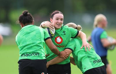 230926 Wales Women Rugby Training Session - Sian Jones during a training session ahead of the WXV match against the USA