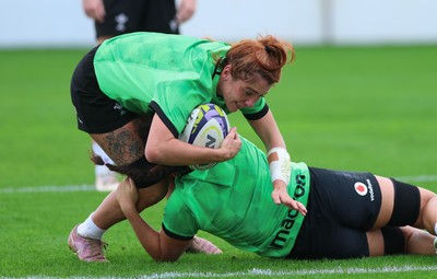 230926 Wales Women Rugby Training Session - Georgia Evans during a training session ahead of the WXV match against the USA