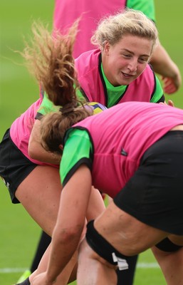 230926 Wales Women Rugby Training Session - Molly Reardon during a training session ahead of the WXV match against the USA