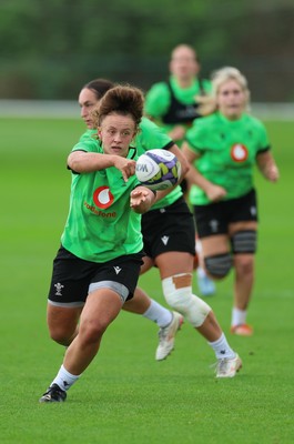 230926 Wales Women Rugby Training Session - Lleucu George during a training session ahead of the WXV match against the USA