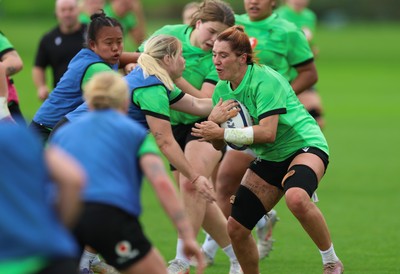 230926 Wales Women Rugby Training Session - Georgia Evans during a training session ahead of the WXV match against the USA