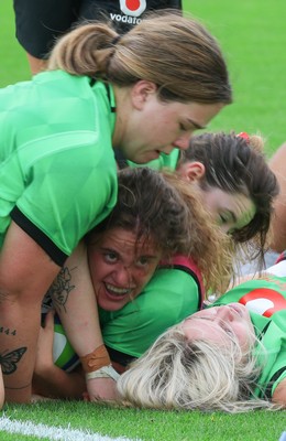230926 Wales Women Rugby Training Session - Natalia John during a training session ahead of the WXV match against the USA