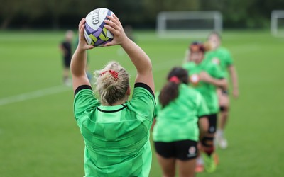 230926 Wales Women Rugby Training Session - Molly Reardon during a training session ahead of the WXV match against the USA