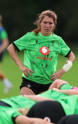 230926 Wales Women Rugby Training Session - Georgia Evans during a training session ahead of the WXV match against the USA