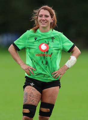 230926 Wales Women Rugby Training Session - Georgia Evans during a training session ahead of the WXV match against the USA