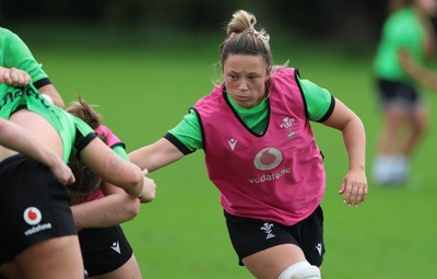 230926 Wales Women Rugby Training Session - Alisha Joyce during a training session ahead of the WXV match against the USA