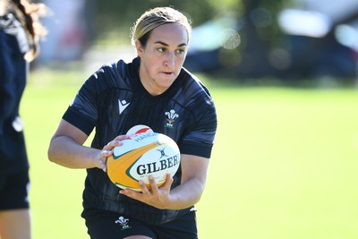 240725 - Wales Women Rugby Training at The Southport School, Southport - Courtney Keight during a Wales Womens Rugby training session ahead of their first tour match against Australia