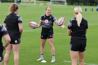 240823 - Wales Women Training session - Carys Cox during training session