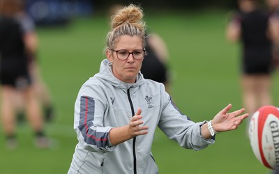 240823 - Wales Women Training session - Catrina Nicholas-McLaughlin during training session