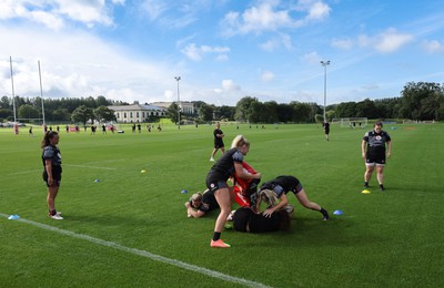 240823 - Wales Women Training session - The Wales Women’s team during training session