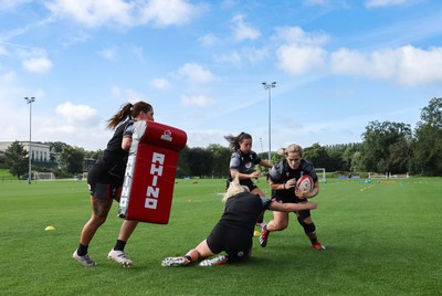 240823 - Wales Women Training session - The Wales Women’s team during training session