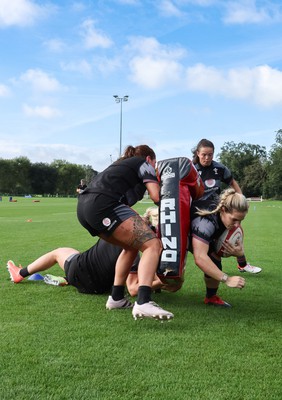 240823 - Wales Women Training session - The Wales Women’s team during training session