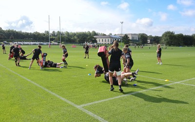 240823 - Wales Women Training session - The Wales Women’s team during training session