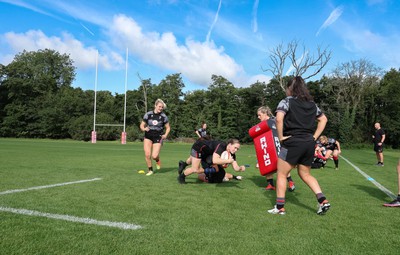 240823 - Wales Women Training session - The Wales Women’s team during training session