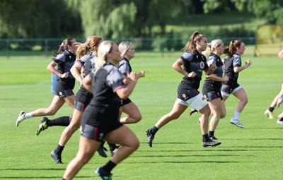 240823 - Wales Women Training session - The Wales Women’s team during training session