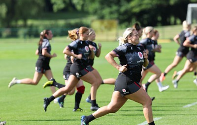 240823 - Wales Women Training session - The Wales Women’s team during training session