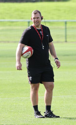 240823 - Wales Women Training session - Ioan Cunningham during training session