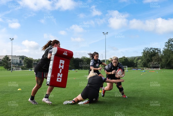 240823 - Wales Women Training session - The Wales Women’s team during training session