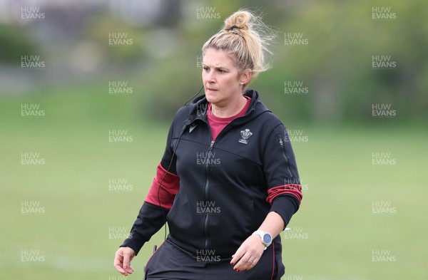 241023 - Wales Women Rugby Training Session - Catrina Nicholas-McLaughlin during a training session ahead of their WXV1 match against New Zealand in Dunedin