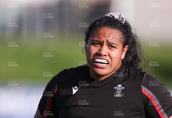 250923 - Wales Women Training Camp, North Wales - Sisilia Tuipulotu during a units training session at Stadium CSM in north Wales