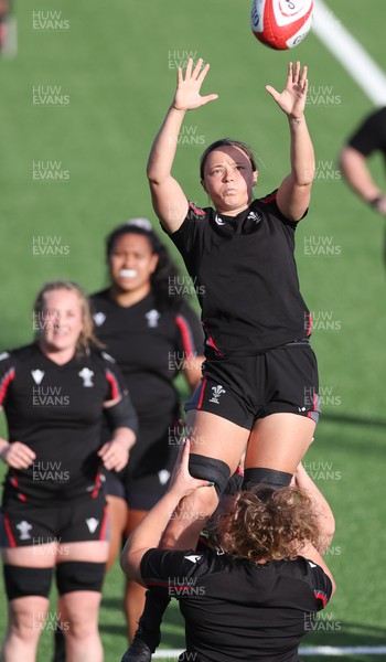 250923 - Wales Women Training Camp, North Wales - Alisha Butchers during a units training session at Stadium CSM in north Wales