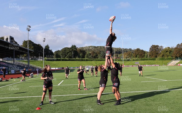 250923 - Wales Women Training Camp, North Wales - during a units training session at Stadium CSM in north Wales