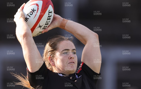 250923 - Wales Women Training Camp, North Wales - Kat Evans during a units training session at Stadium CSM in north Wales