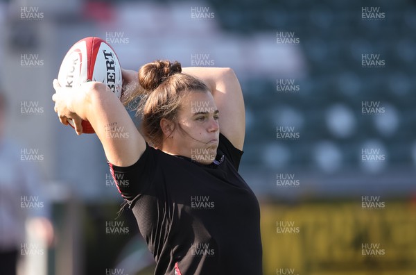 250923 - Wales Women Training Camp, North Wales - Carys Phillips during a units training session at Stadium CSM in north Wales