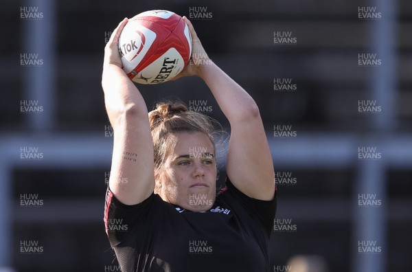 250923 - Wales Women Training Camp, North Wales - Carys Phillips during a units training session at Stadium CSM in north Wales