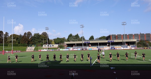 250923 - Wales Women Training Camp, North Wales - The Wales Women take part in a training session during their squad camp ahead of the match against USA