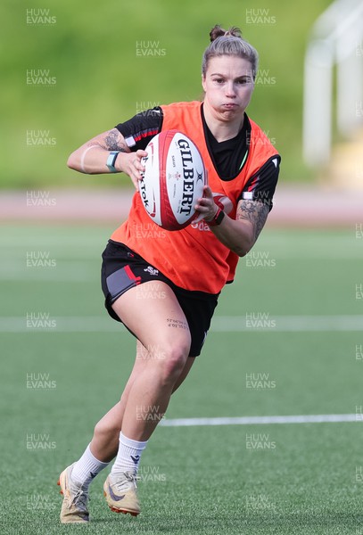 250923 - Wales Women Training Camp, North Wales - Keira Bevan during a units training session at Stadium CSM in north Wales