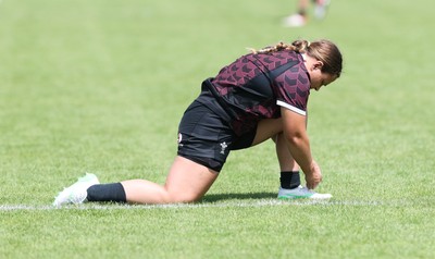 260625  Wales Women Rugby Training Session - Lleucu George during training ahead of the Wales matches against Australia