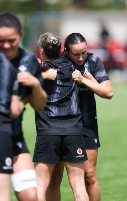 260625  Wales Women Rugby Training Session - Nel Metcalfe during training ahead of the Wales matches against Australia