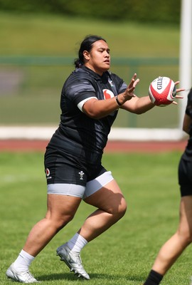 260625  Wales Women Rugby Training Session - Sisilia Tuipulotu during training ahead of the Wales matches against Australia