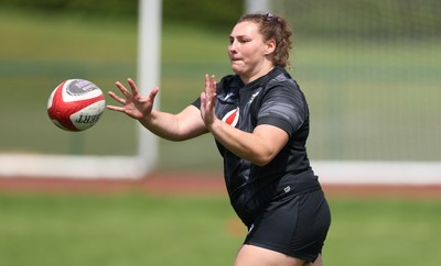 260625  Wales Women Rugby Training Session - Gwenllian Pyrs during training ahead of the Wales matches against Australia