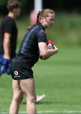 260625  Wales Women Rugby Training Session - Lisa Neumann during training ahead of the Wales matches against Australia