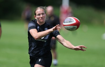 260625  Wales Women Rugby Training Session - Carys Cox during training ahead of the Wales matches against Australia