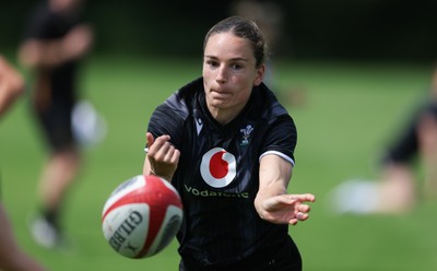 260625  Wales Women Rugby Training Session - Jasmine Joyce during training ahead of the Wales matches against Australia