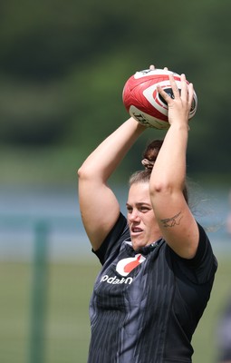 260625  Wales Women Rugby Training Session - Carys Phillips during training ahead of the Wales matches against Australia