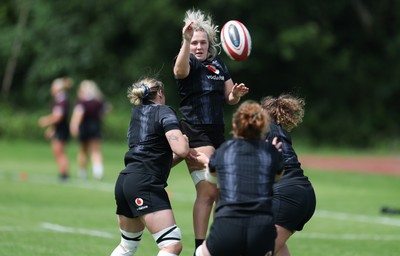 260625  Wales Women Rugby Training Session - Alex Callender during training ahead of the Wales matches against Australia