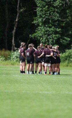 260625  Wales Women Rugby Training Session - Wales Women squad members during training ahead of the Wales matches against Australia