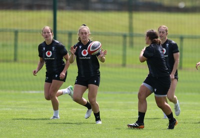 260625  Wales Women Rugby Training Session - Hannah Jones during training ahead of the Wales matches against Australia