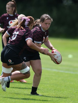 260625  Wales Women Rugby Training Session - Maisie Davies during training ahead of the Wales matches against Australia