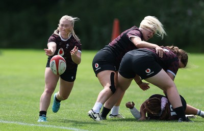 260625  Wales Women Rugby Training Session - Seren Lockwood during training ahead of the Wales matches against Australia