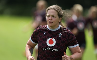 260625  Wales Women Rugby Training Session - Maisie Davies during training ahead of the Wales matches against Australia