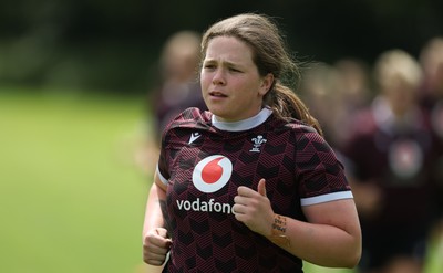 260625  Wales Women Rugby Training Session - Maisie Davies during training ahead of the Wales matches against Australia